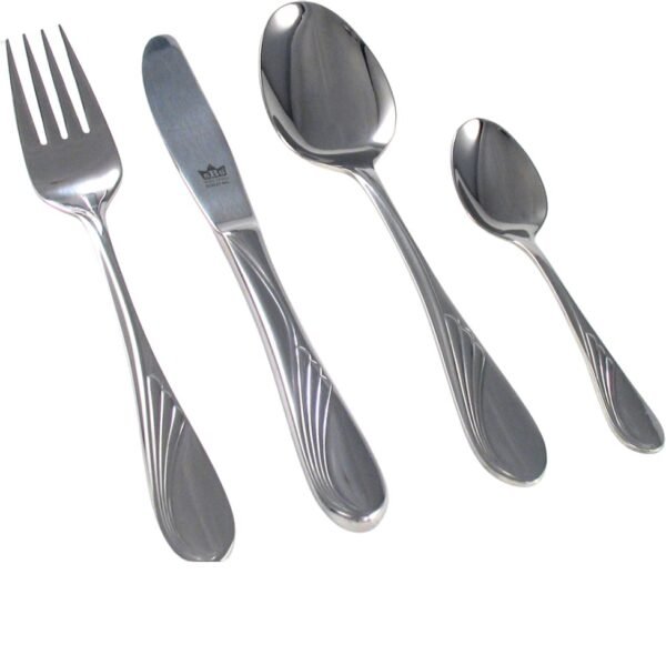 CRC Nápoles 2000 Cubertería 70 piezas en acero inoxidable, con piezas de servir