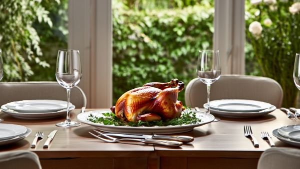 pollo-asado-con-7000-glamour-deco-krem.png Juego de Servir Carne y trinchar Glamour (2 Piezas) Cuchillo y Tenedor Trinchero, Acero Inoxidable con Detalles en Oro 23-24K, Apto para lavavajillas