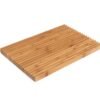 Tabla para cortar el pan de bambú (1 pieza) Bamboo Natur, 30 cm x 20 cm x 2 cm, resistente, higiénico y fácil de limpiar