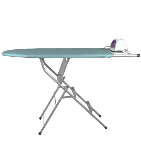 Tabla de planchar plegable con escalera de 3 peldaños incorporada (1 pieza), fácil conversión, robusta y estable, soporta hasta 150 kg de peso