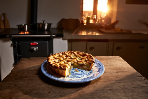 tarta-churchill-plato-1.png Plato de Presentación Fuente Redonda Churchill – 32 cm – Estilo Inglés con Paisajes Azules, Apto Lavavajillas