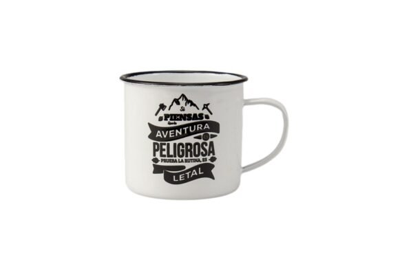 taza-vintage-montana.jpg Juego de tazas mug en acero esmaltado para café o té (4 piezas), diseño vintage