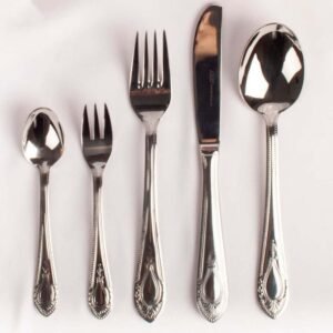 Set de Cubiertos de Menú (30 piezas) Toscana 1285 Acero Inoxidable para 6 Comensales, Diseño Elegante