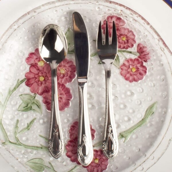 Set de Cubiertos de Menú (30 piezas) Toscana 1285 Acero Inoxidable para 6 Comensales, Diseño Elegante