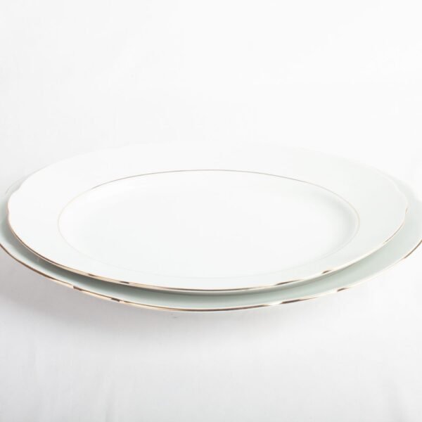 vajillasena-fuentes-1000x1000-15.jpg Juego de bandejas de porcelana blanca (2 piezas) Sena, 1 bandeja grande (37 cm), 1 bandeja pequeña (33 cm)