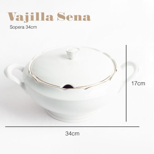 vajillasena-sopera-1000x1000-11.jpg Sopera de porcelana blanca (3 l) Sena, 1 tapa de porcelana, filo de oro