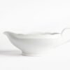 Salsera de porcelana blanca con filo de oro (1piezas) Sena