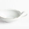 Salsera de porcelana blanca con filo de oro (1piezas) Sena