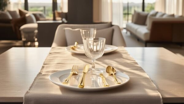 venedig-6300-cuberteria-aspiracional.jpg CRC Venedig 6300 Full Gold cubertería 70 piezas, acero inoxidable 18/10 completamente bañada en oro